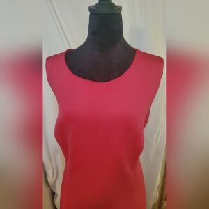 Calvin Klein Vibrant Pink Sleeveless Midi Dress